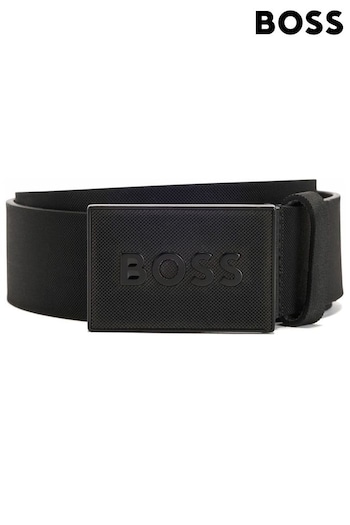 BOSS Black Icon Buckle Leather Belt (C88509) | £99