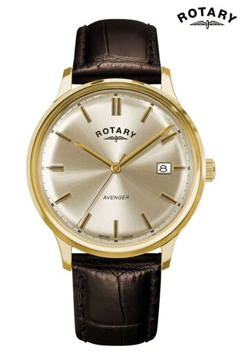 Rotary Gents Brown Watch (C88528) | £179