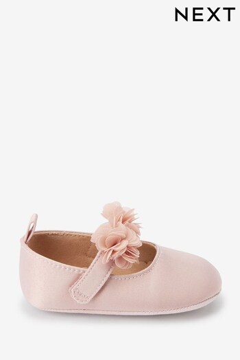 Pink Satin Bridesmaid Collection Corsage Iron Shoes SHTLECO (0-18mths) (C88752) | £10