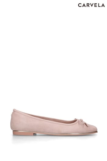 Carvela Natural Lily Ballerina Shoes (C89022) | £59