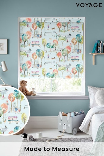 Voyage Dusk Blue Park Life Made To Measure Roller Blind (C89065) | £66