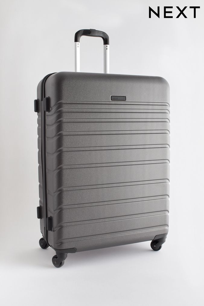 Buy Men s Hard Luggage Grey Holiday Online Next UK