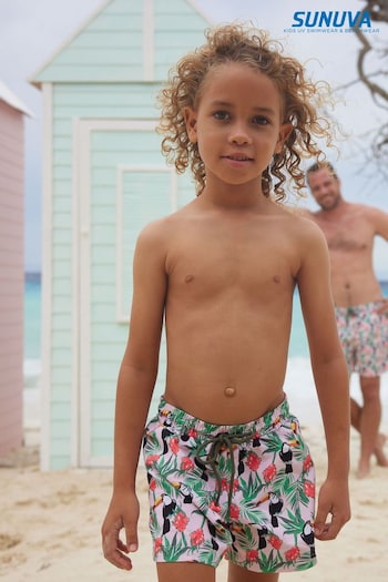 Sunuva Pink Toucan Fruit Swim Philipp Shorts (C89447) | £22 - £23