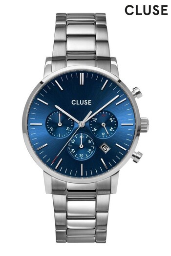 Cluse Gents Blue Aravis Watch (C89612) | £159