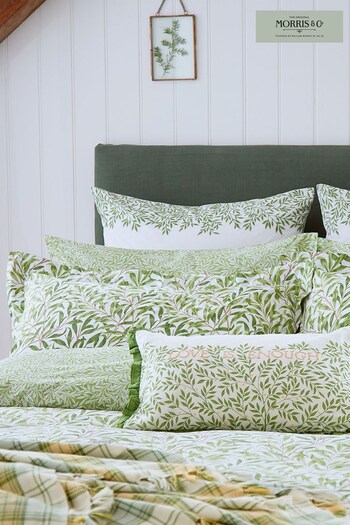 Morris & Co Green Willow Bough Pillowcase (C89680) | £24