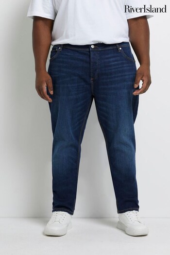 River Island Blue Slim Fit Big & Tall Jeans (C89746) | £36