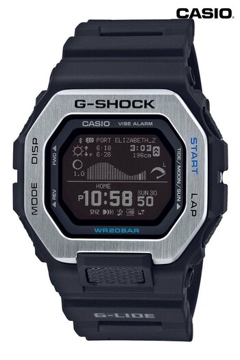 Casio 'G-Shock - G-Lide' Black and White Plastic/Resin Quartz Chronograph Watch (C89940) | £149