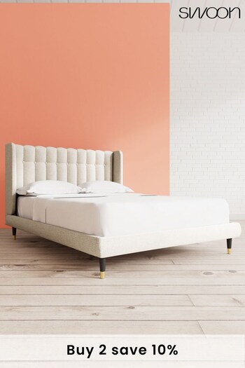 Swoon Houseweave Natural Chalk Kipling Bed (C89962) | £959 - £1,069