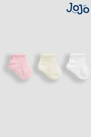 JoJo Maman Bébé Multi 3-Pack Princess Socks (C90243) | £11.50