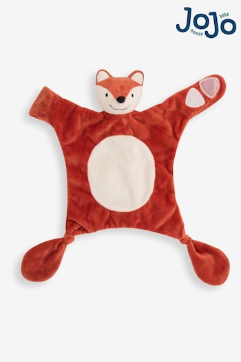 JoJo Maman Bébé Orange Fox Comforter & Soother Saver (C90246) | £14