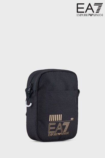 Emporio Armani EA7 Black Cross-Body Bag (C90257) | £42