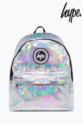 Hype. Silver Holographic Backpack (C90290) | £35