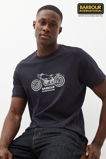 Barbour® International Gear Bike Graphic T-Shirt (C90316) | £37