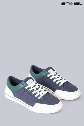 Animal Kids Blue Pentle Recycled Trainers (C90386) | £30
