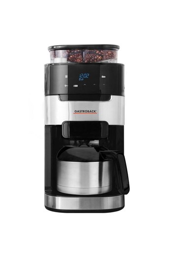Gastroback Silver Grind and Brew Pro Filter Coffee Machine Thermo (C90400) | £155