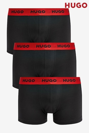 HUGO Black Trunks 3 Pack (C90539) | £39