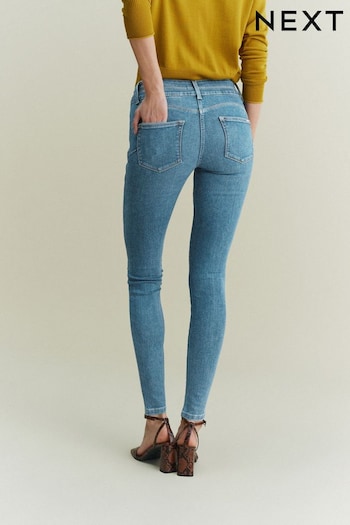 Mid Blue Denim Lift, Slim And Shape Skinny Jeans (C90671) | £48