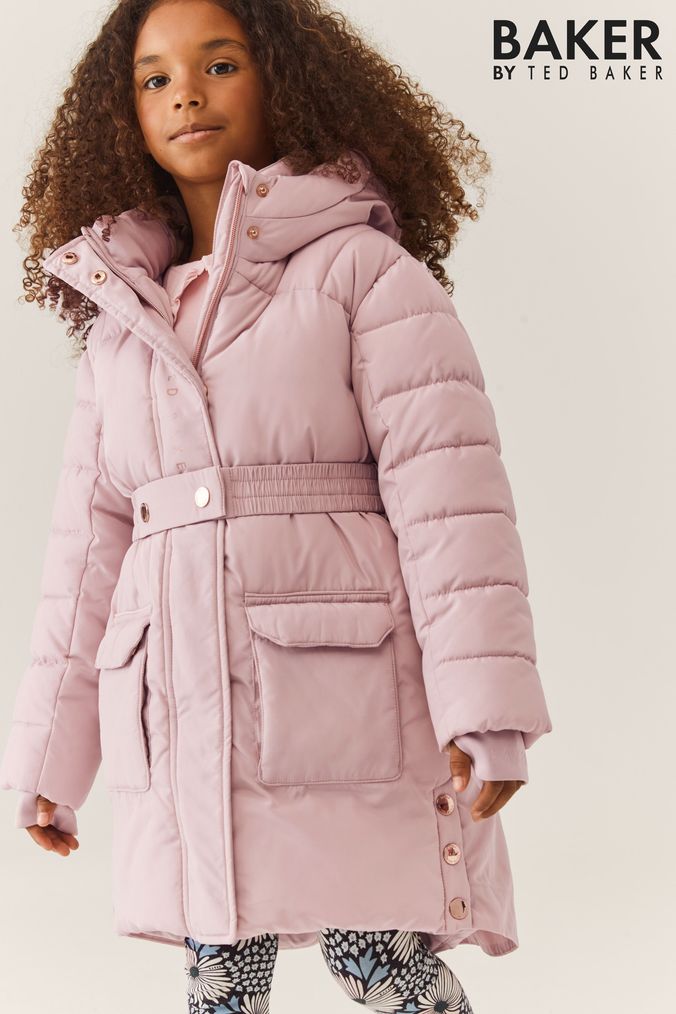 Ted baker pink sale coat uk