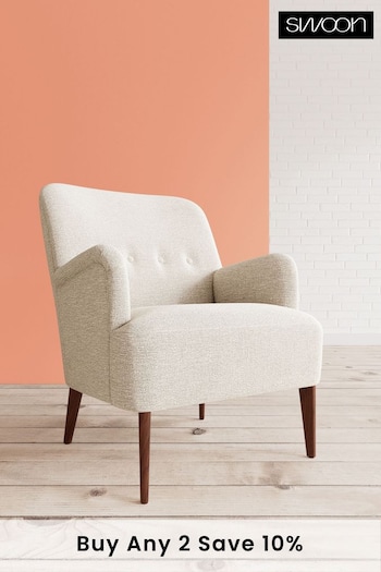 Swoon Houseweave Natural Chalk London Chair (C90882) | £659