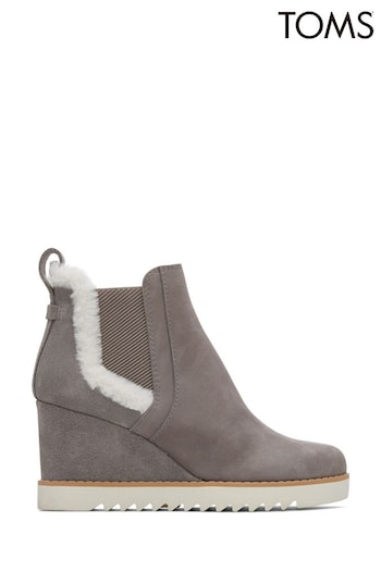 Toms Grey Maddie Boots (C90950) | £115