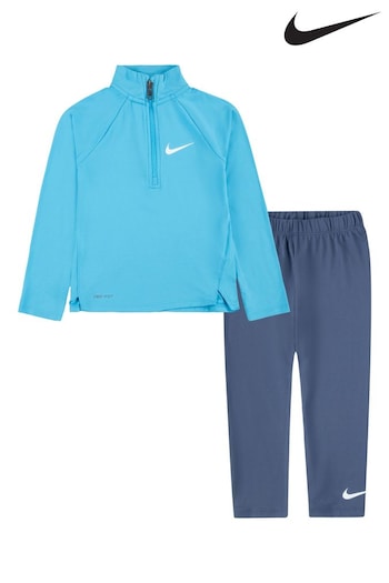 Nike Blue Little Kids Leggings Set (C90972) | £40