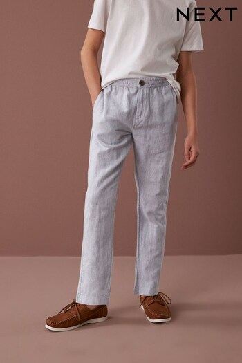 Grey Linen Trousers (3-16yrs) (C90993) | £15 - £20