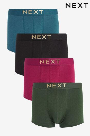 Rich Colour Hipster Boxers 4 Pack (C91005) | £24