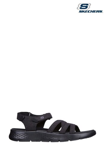 Skechers Black Go Walk Flex Sunshine Womens Sandals (C91015) | £57