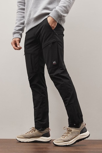 Black Slim Stretch Cargo Trousers (C91161) | £40