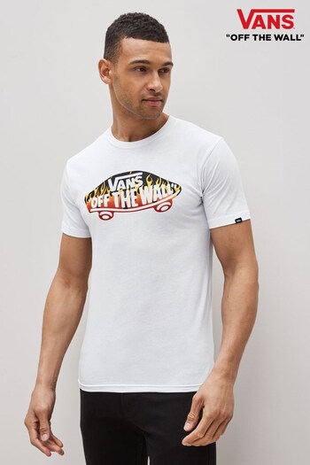 Vans White Logo T-Shirt (C91168) | £28