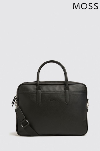 MOSS Black Saffiano Attache Bag (C91276) | £50