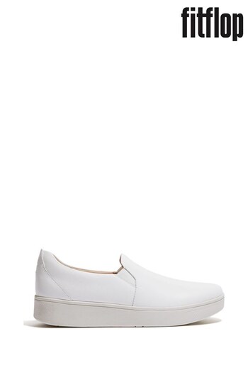 FitFlop Rally Leather Slip-On Skate Trainers (C91294) | £90