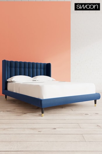 Swoon Soft Wool Midnight Blue Kipling Bed (C91409) | £1,259 - £1,369