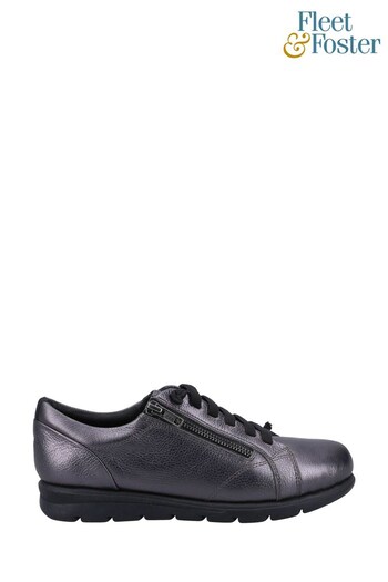 Fleet & Foster Grey Polperro Slip On Shoes Cushion (C91519) | £64