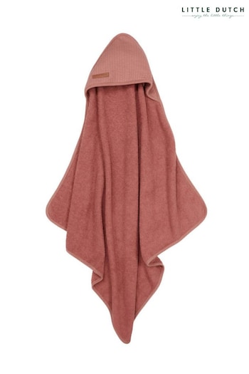 Little Dutch Pink Pure Pink Blush Hooded Towel (C91803) | £28
