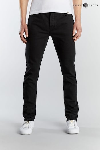 Pretty Green Erwood Slim Fit Black Jeans (C91825) | £95
