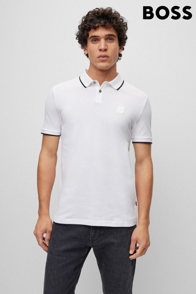 Boss polo shirts uk deals
