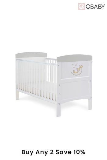 Obaby Grey Grace Inspire Cot Bed (C92000) | £210