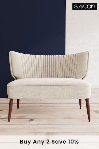 Swoon Houseweave Natural Chalk Duke Two Seater Sofa (C92130) | £789