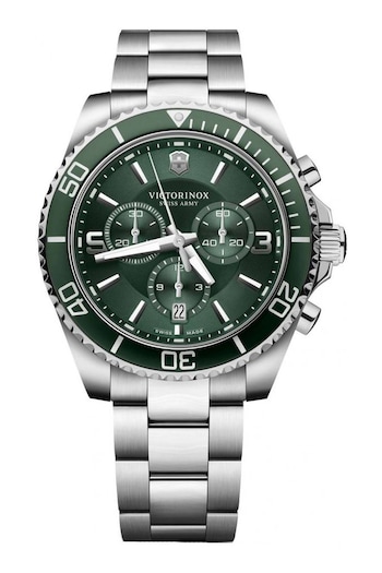 Victorinox Swiss Army Gents Green Maverick Chrono Maverick Watch (C92202) | £699