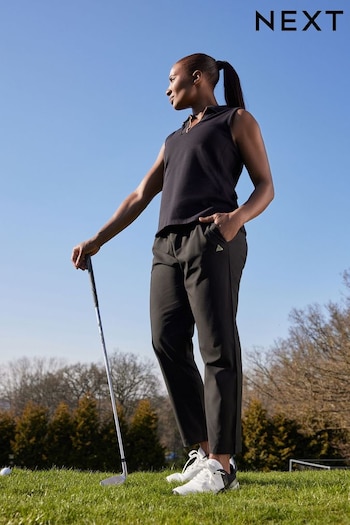 Black Active Sports Golf spot Trousers (C92303) | £36