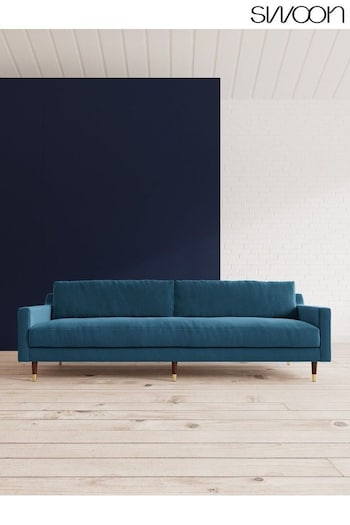 Easy Velvet/Petrol Blue Rieti By Swoon (C92326) | £255 - £1,485