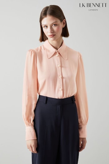 LK Bennett Sonya Crepe Blouse (C92481) | £169