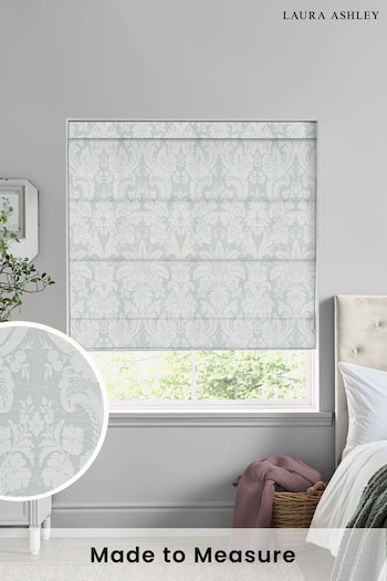 Laura Ashley Green Martigues Made To Measure Roman Blinds (C92609) | £84