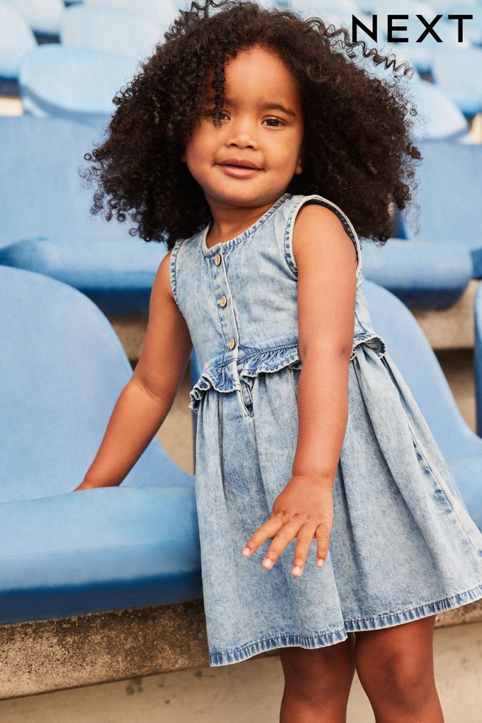 Jean dress baby hotsell girl