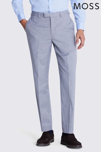 MOSS Grey Regular Fit Stretch Suit: Trousers (C93038) | £70