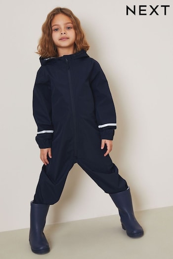 Navy Blue Waterproof Puddlesuit (12mths-10yrs) (C93210) | £22 - £26