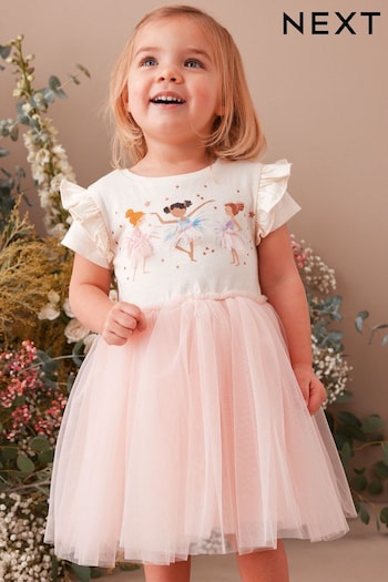 Pink Ballerina Tutu Skirt Dress (3mths-7yrs) (C93318) | £17 - £21