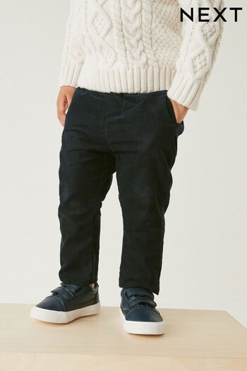 Navy Blue Corduroy Pull-On Trousers gear (3mths-7yrs) (C93408) | £13 - £15