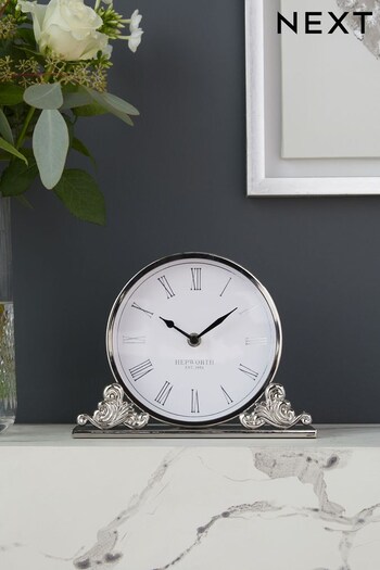 Silver Ada Mantel Clock (C93440) | £35